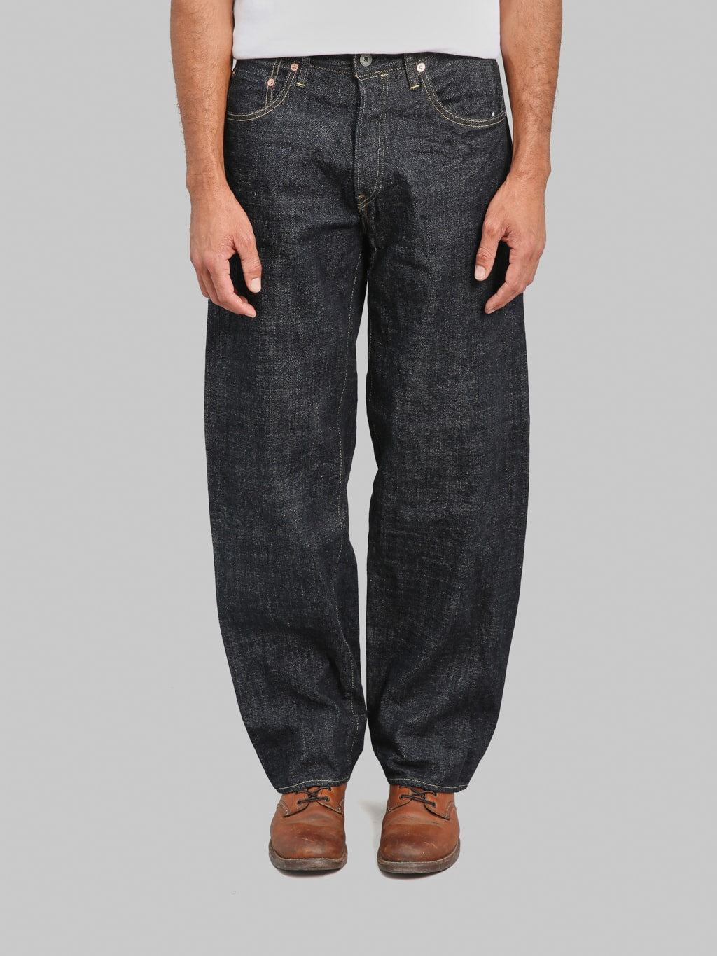 ONI Denim 822-LS13.5 13.5oz Long Slub Denim Super Wide Tapered Jeans