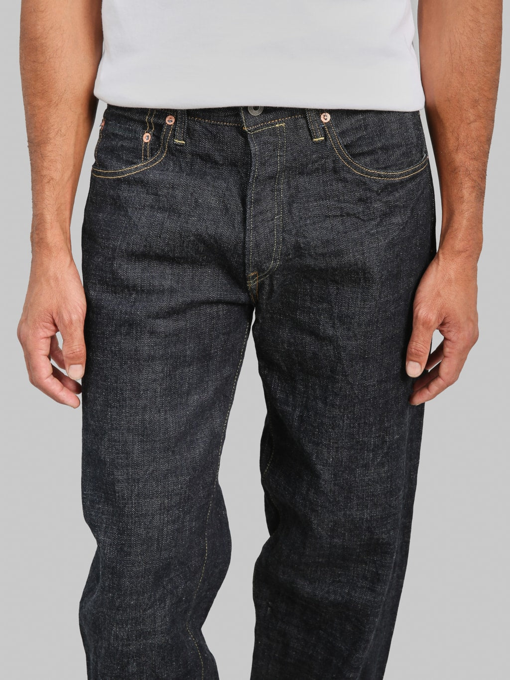 ONI Denim 822-LS13.5 13.5oz Long Slub Denim Super Wide Tapered Jeans