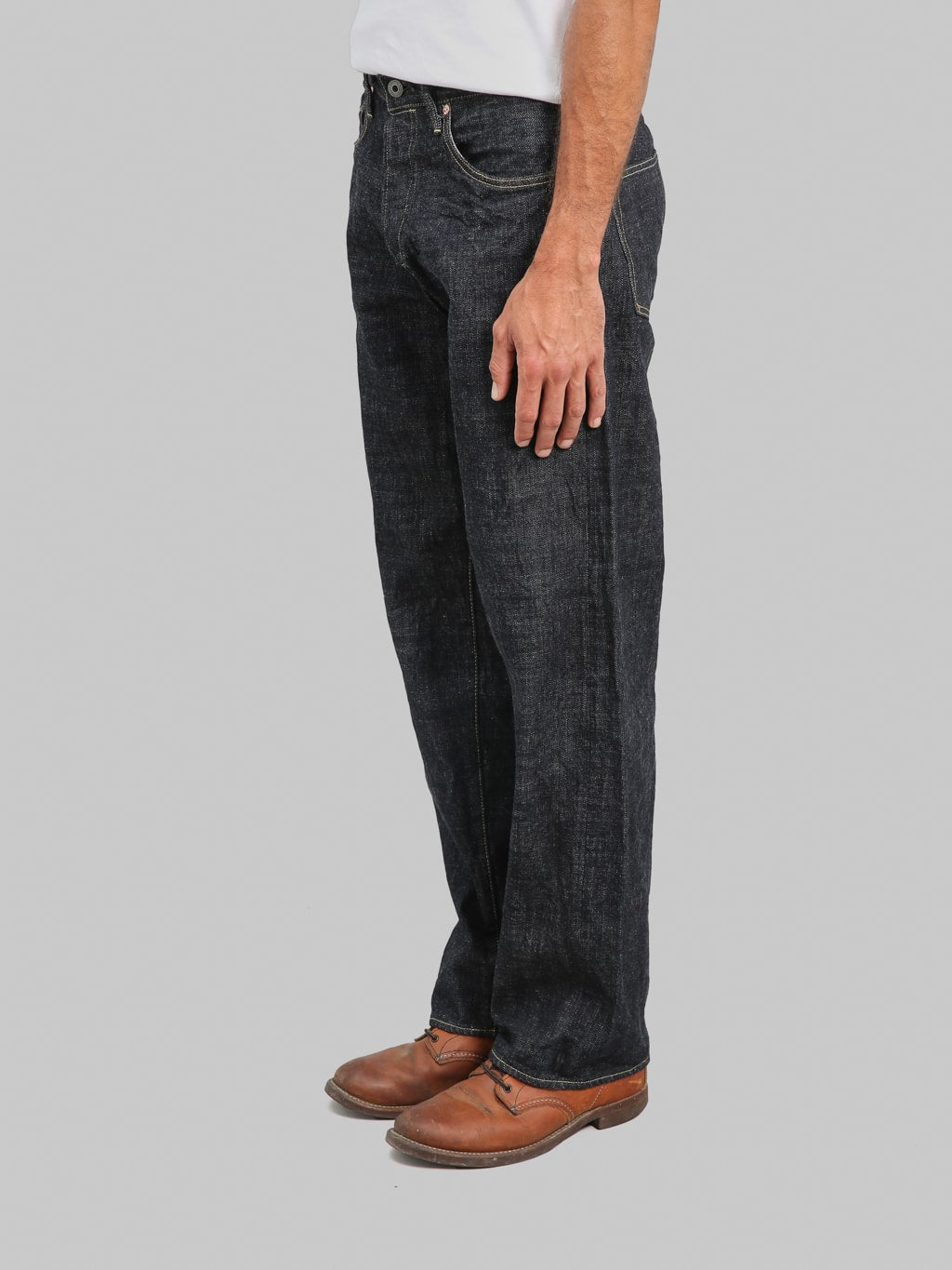 ONI Denim 822-LS13.5 13.5oz Long Slub Denim Super Wide Tapered Jeans