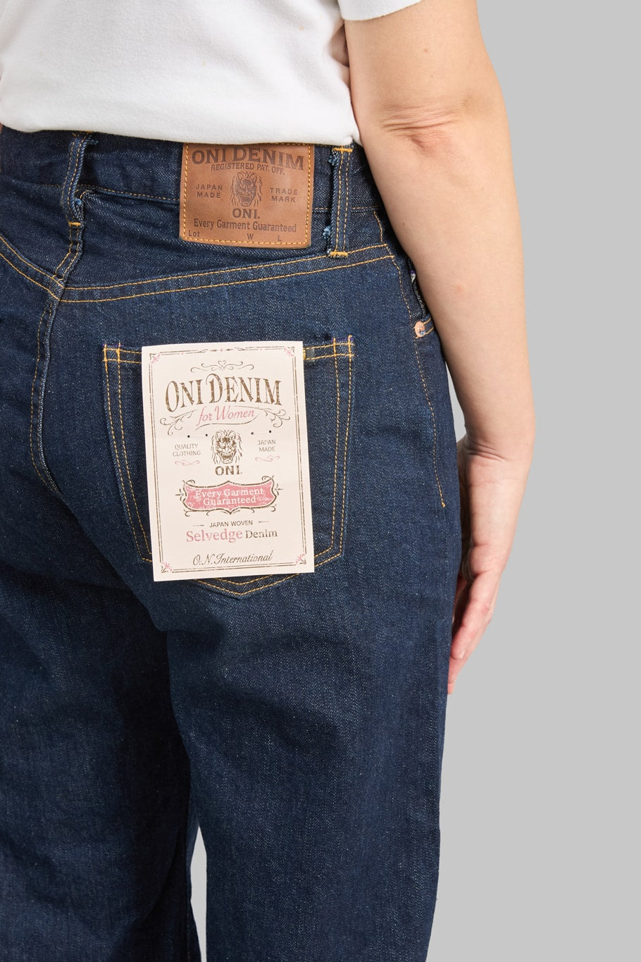 ONI Denim L720-12B "Ladies" 12oz Wide Straight Jeans