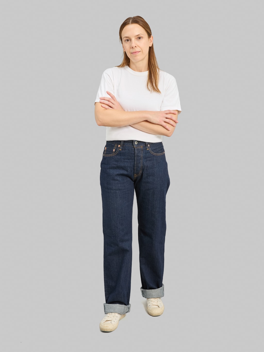 ONI Denim L720-12B "Ladies" 12oz Wide Straight Jeans