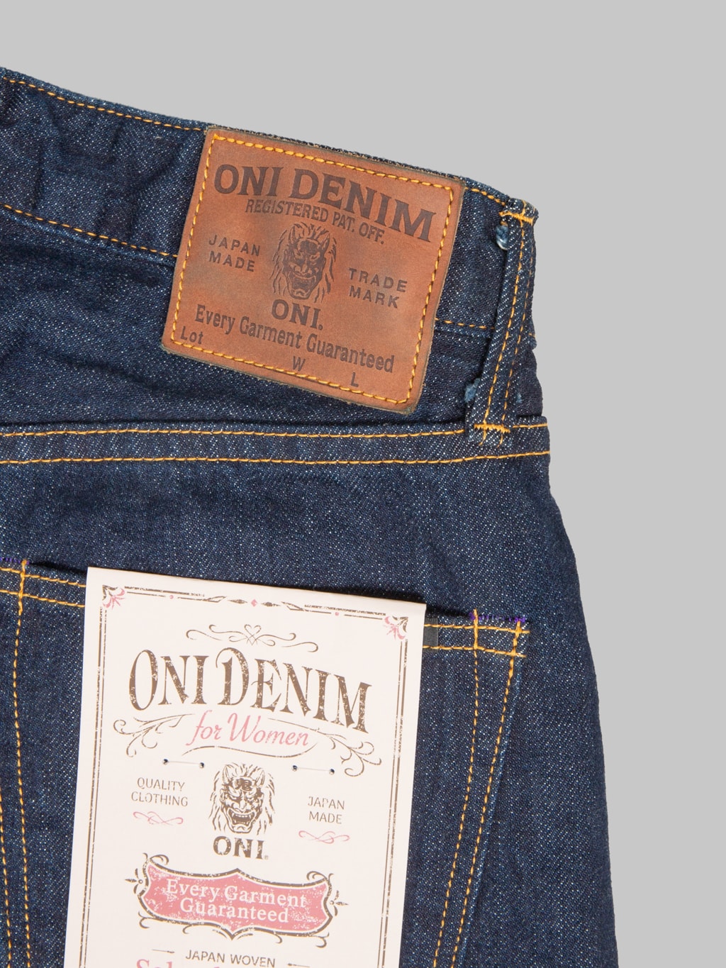 ONI Denim L720-12B "Ladies" 12oz Wide Straight Jeans
