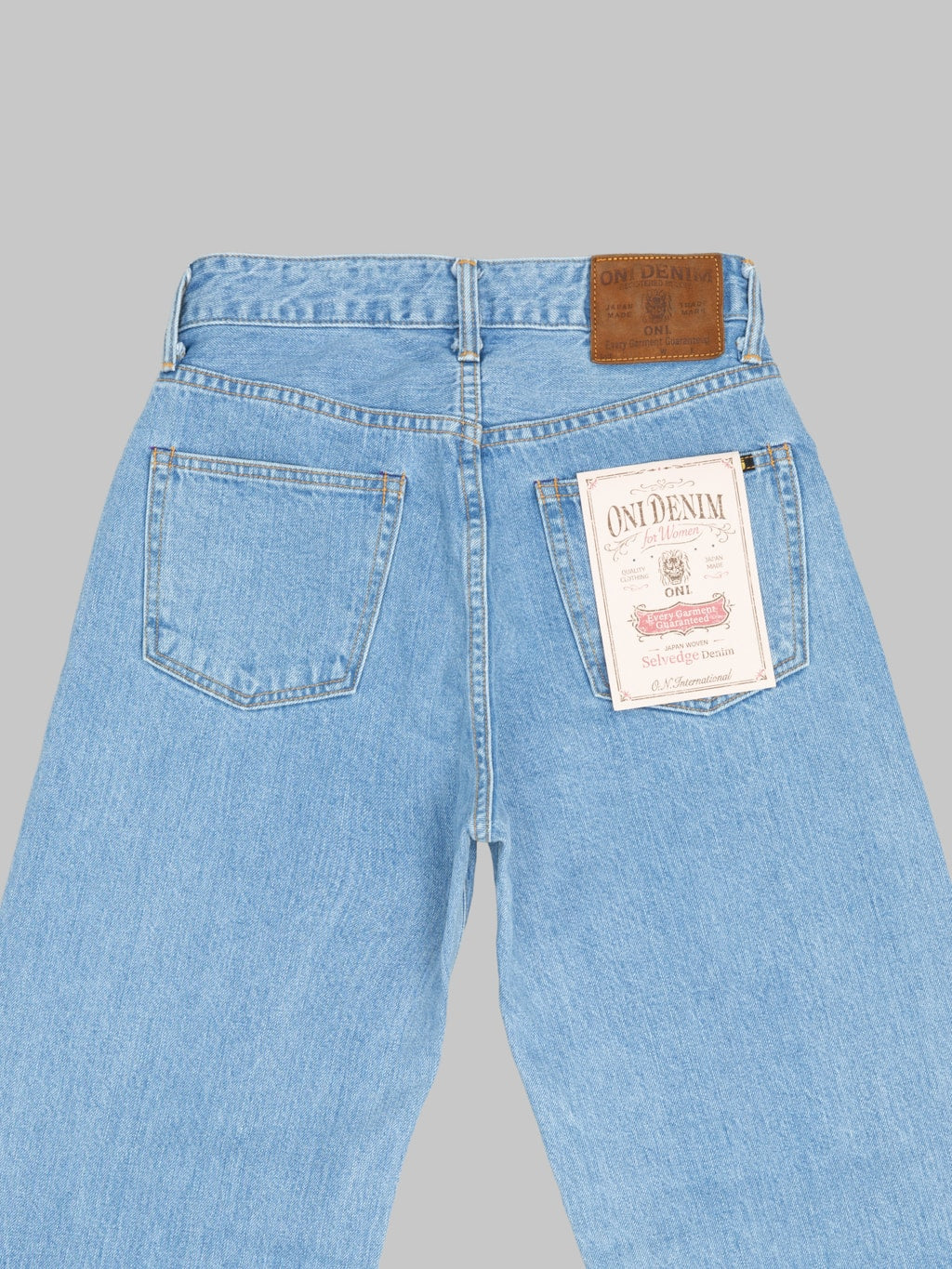 ONI Denim L720-12B "Ladies Biostone Wash" 12oz Wide Straight Jeans