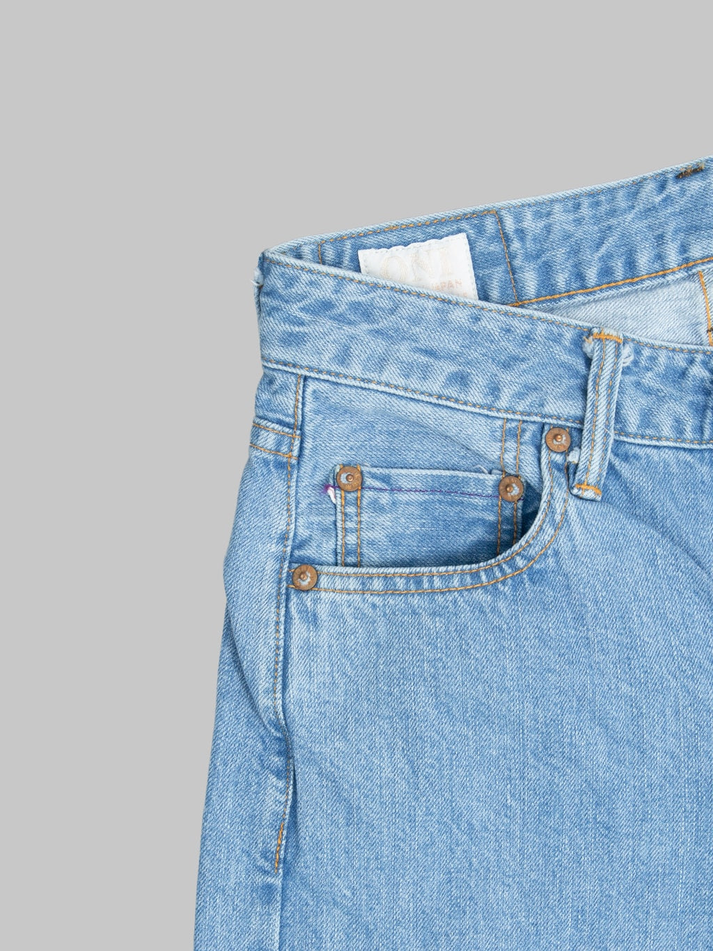ONI Denim L720-12B "Ladies Biostone Wash" 12oz Wide Straight Jeans