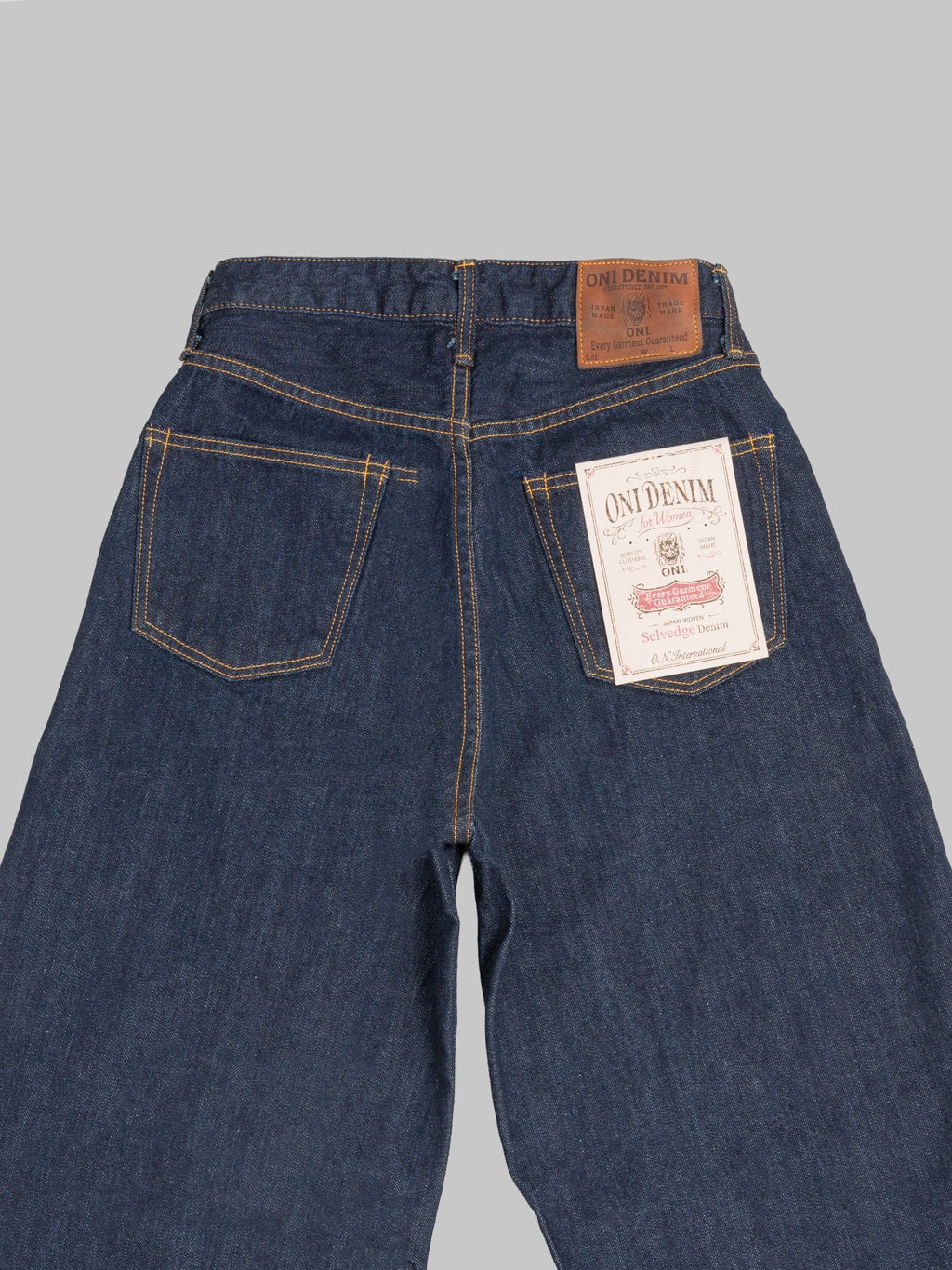 ONI Denim L722-12B "Ladies" 12oz Super Wide Straight Jeans