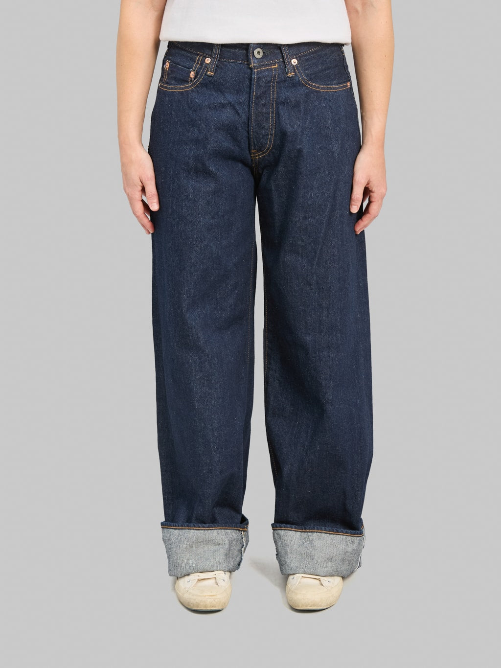 ONI Denim L722-12B "Ladies" 12oz Super Wide Straight Jeans