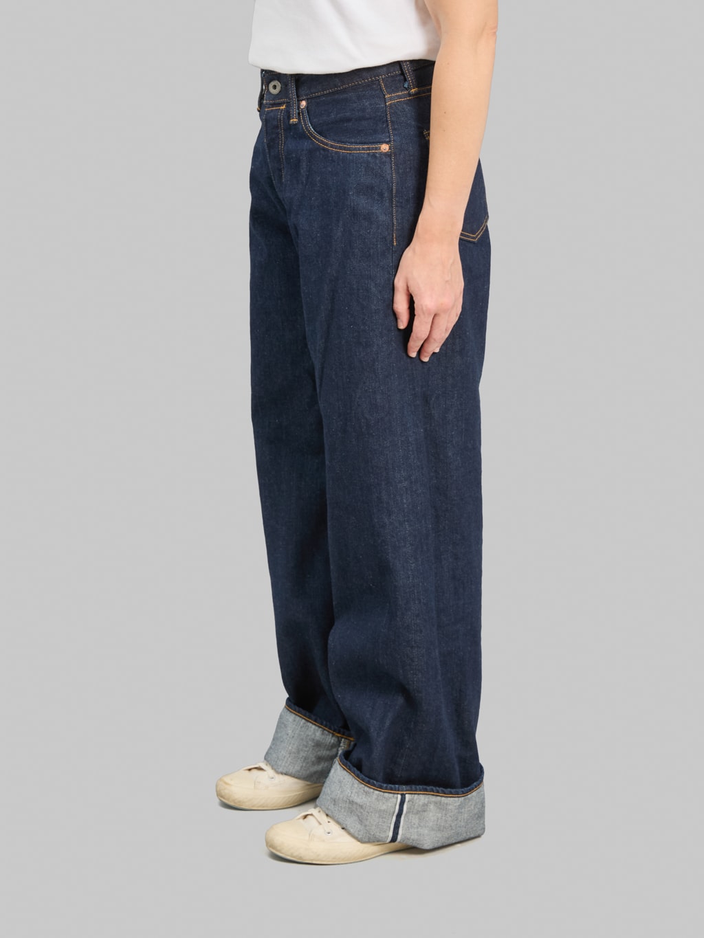 ONI Denim L722-12B "Ladies" 12oz Super Wide Straight Jeans