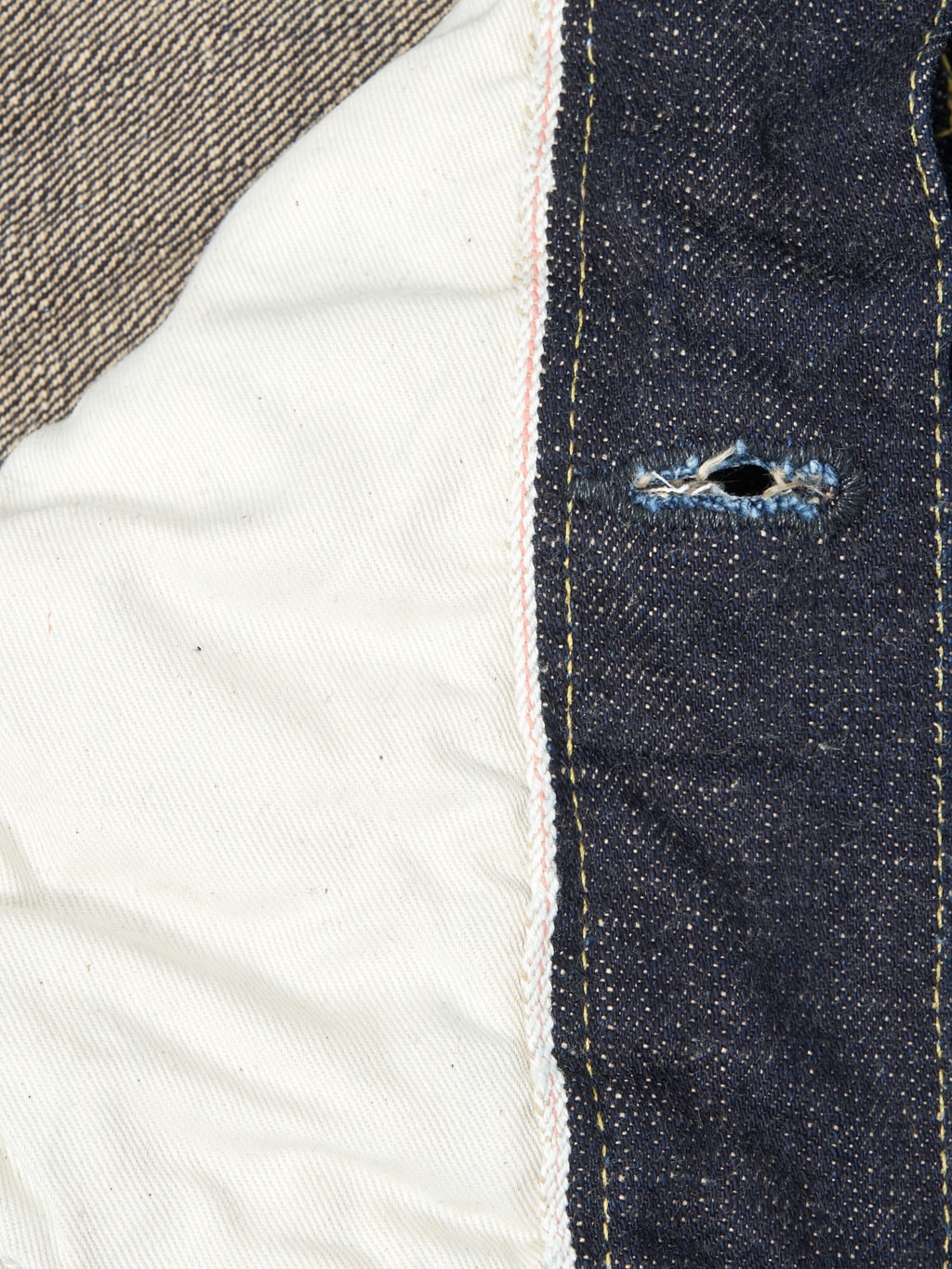 oni denim indigo beige 14oz type 2 jacket selvedge