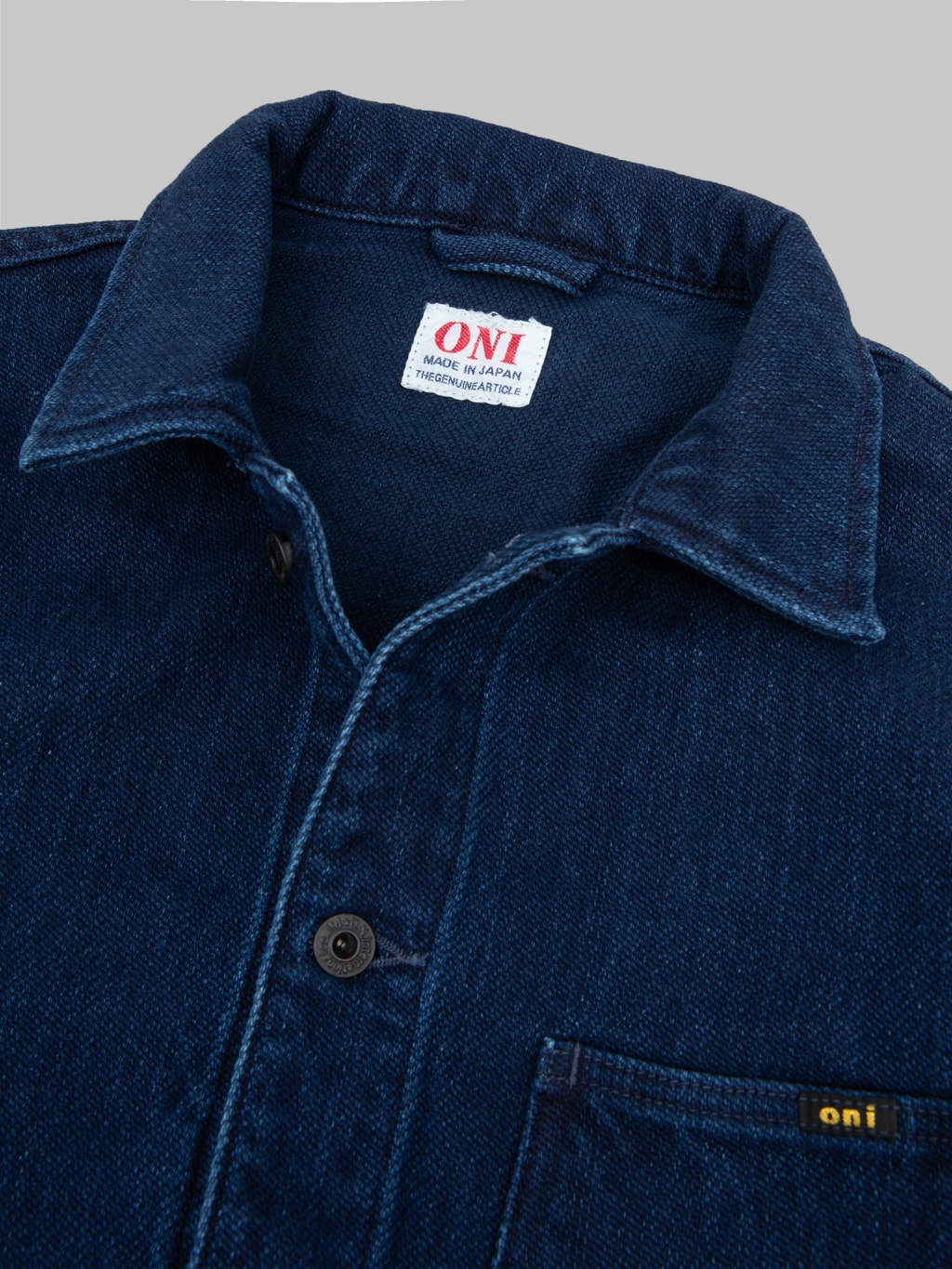 ONI Denim 03501-3x3IDT Indigo Twill Bio Wash Coverall