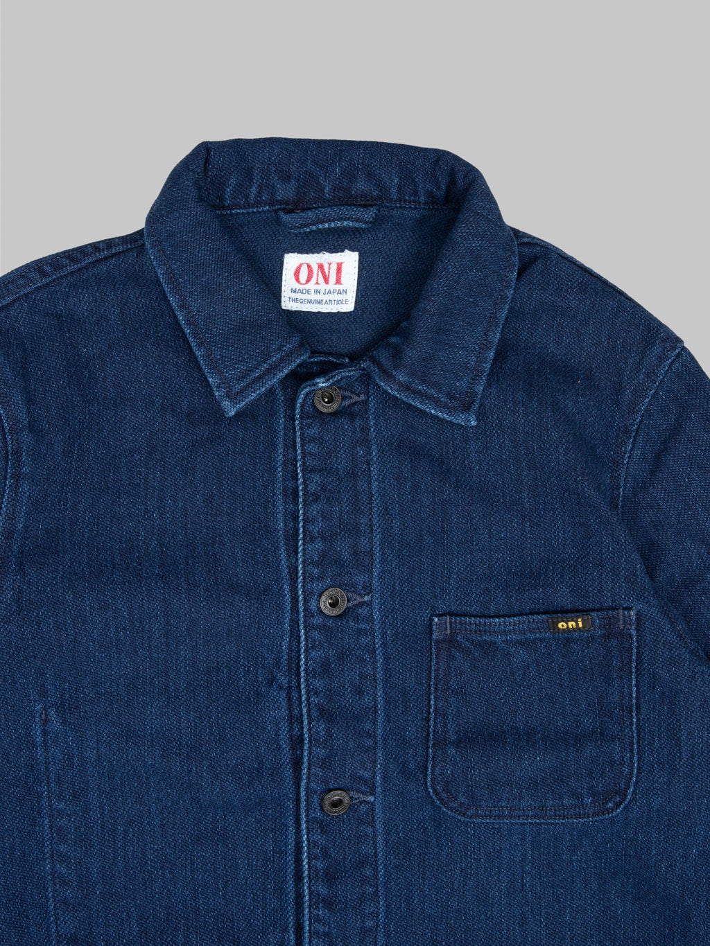 ONI Denim 03501-3x3IDT Indigo Twill Bio Wash Coverall