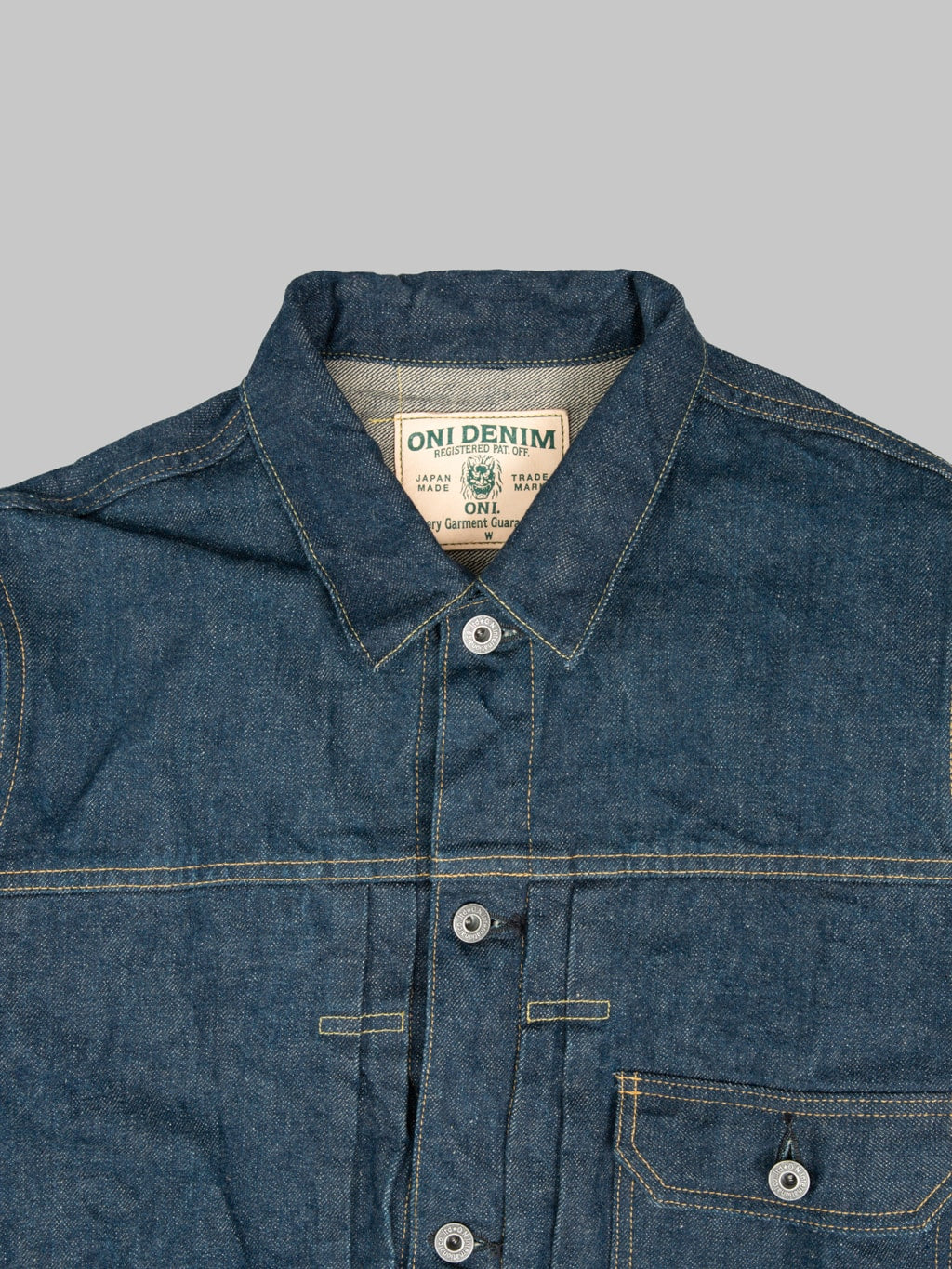 ONI Denim 01507L "Ishikawadai" 15oz Type Ⅰ Jacket