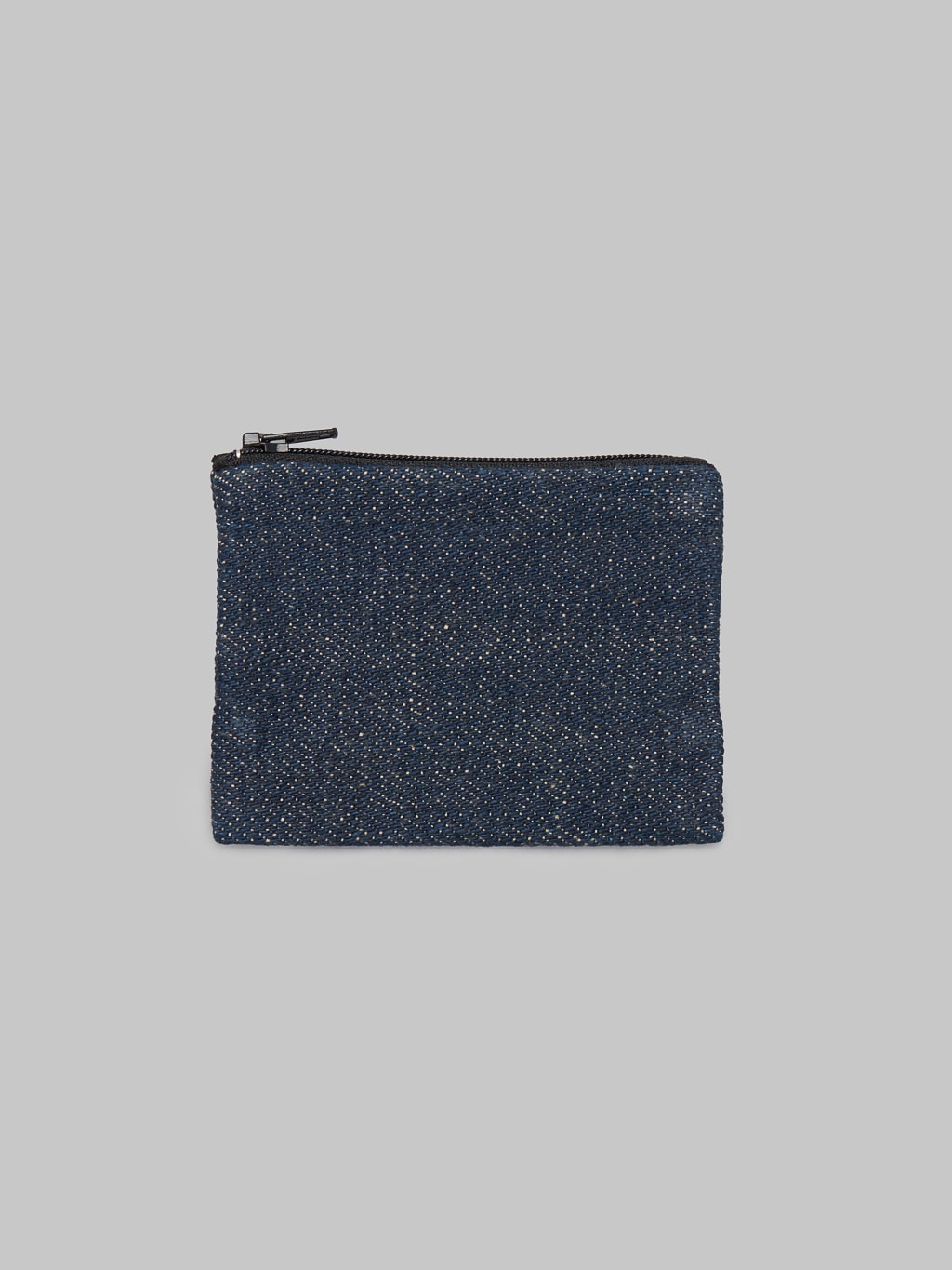 Oni denim selvedge coin pouch back view
