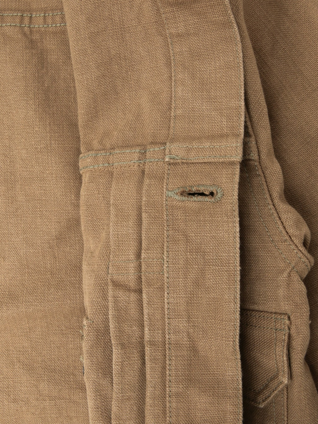 ONI Denim 01507L HOXBRK 13oz Type Ⅰ Jacket Brown Khaki interior