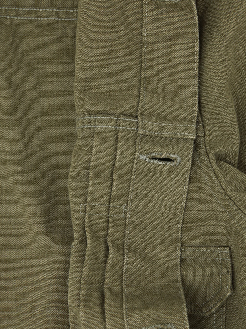 ONI Denim 01507L HOXOLB 13oz Jacket Olive Brown weft