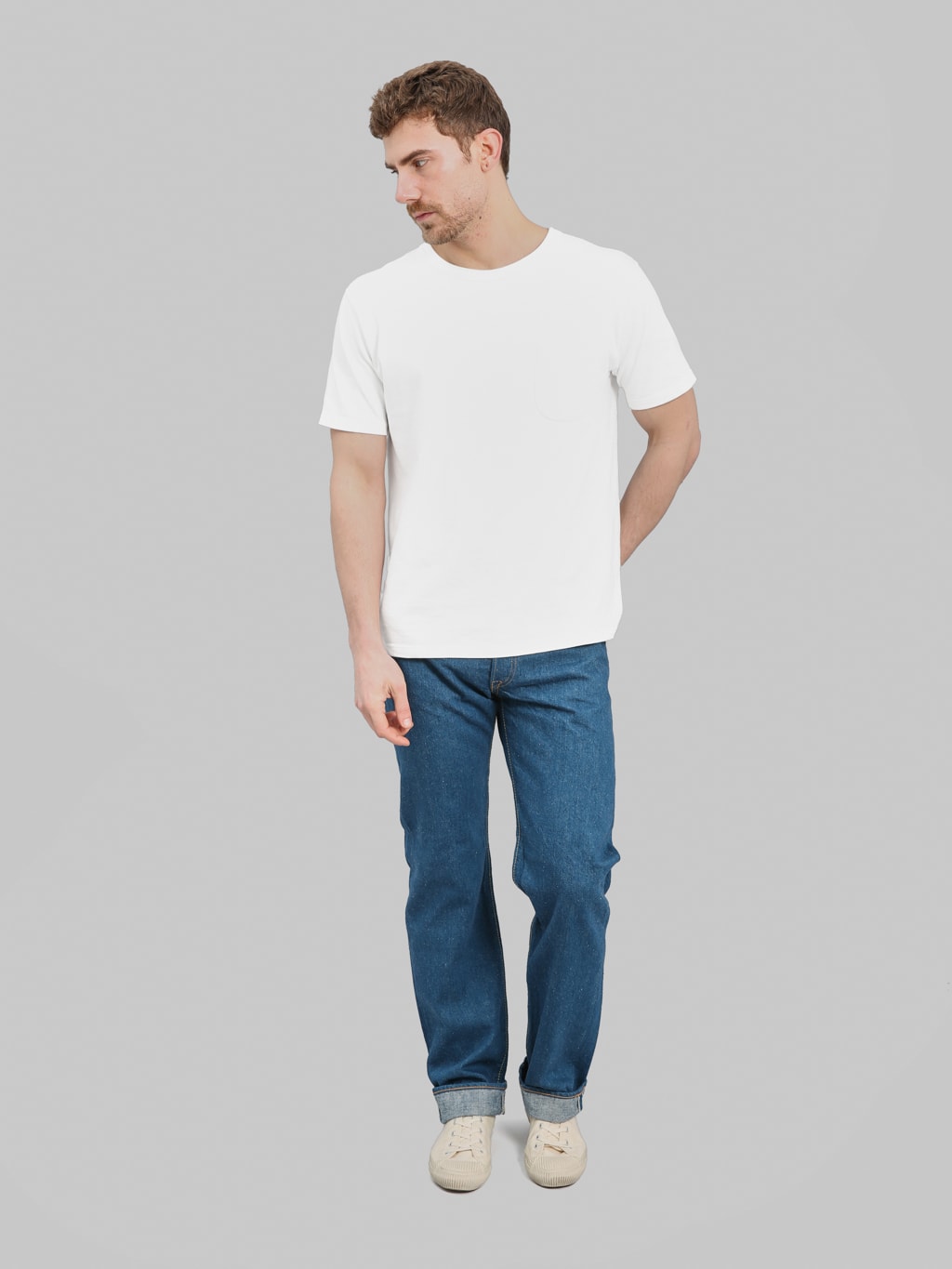 Pure Blue Japan GRE-003 Greencast Indigo 14oz Regular Straight Jeans