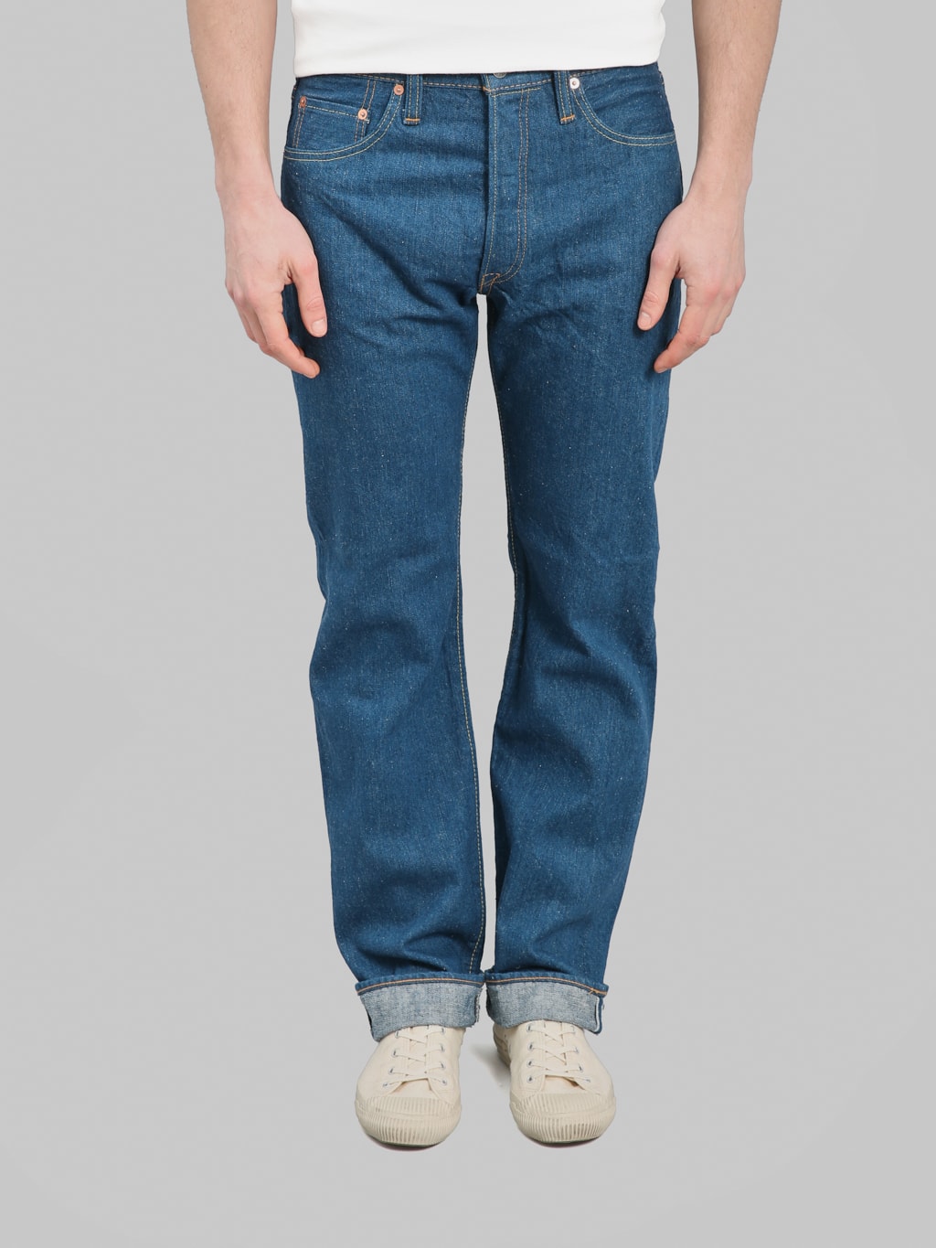 Pure Blue Japan GRE-003 "Greencast Indigo" 14oz Regular Straight Jeans - Redcast Heritage Co.