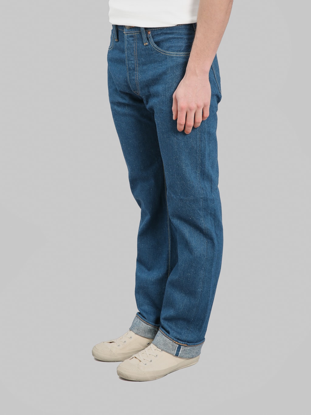 Pure Blue Japan GRE-003 "Greencast Indigo" 14oz Regular Straight Jeans - Redcast Heritage Co.