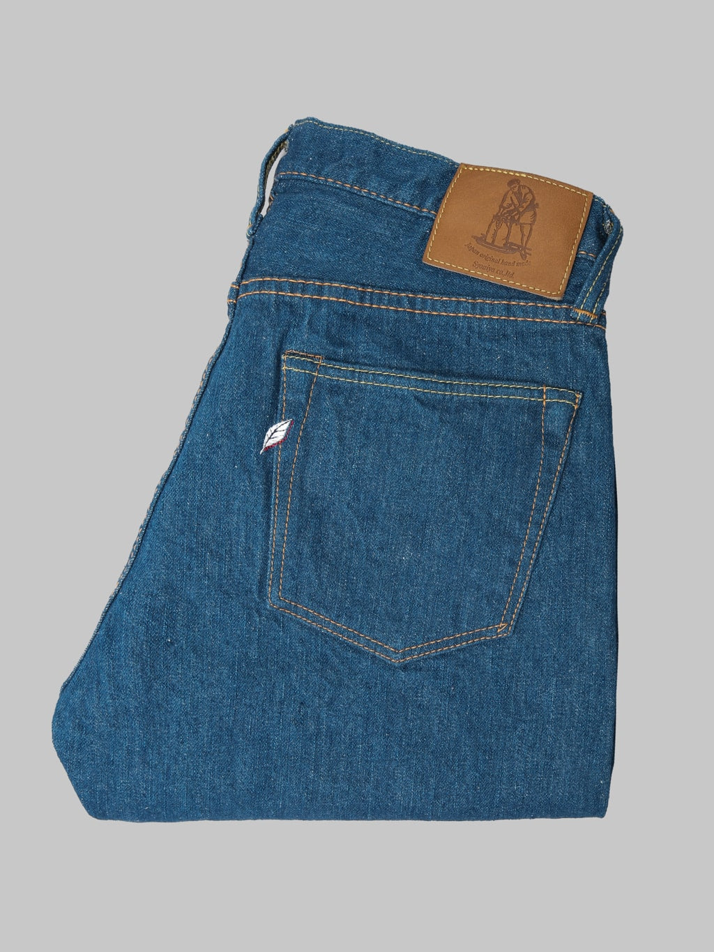 Pure Blue Japan GRE-003 "Greencast Indigo" 14oz Regular Straight Jeans - Redcast Heritage Co.