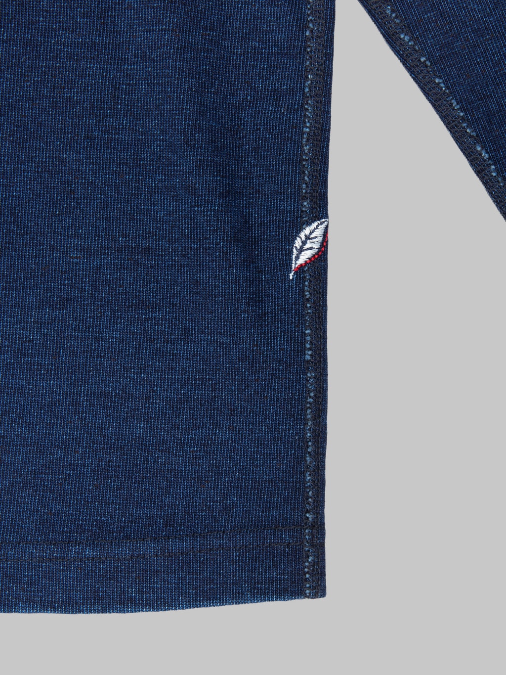 Pure Blue Japan 5413-ID 11oz Super Heavyweight Jersey Indigo Raglan Sweatshirt