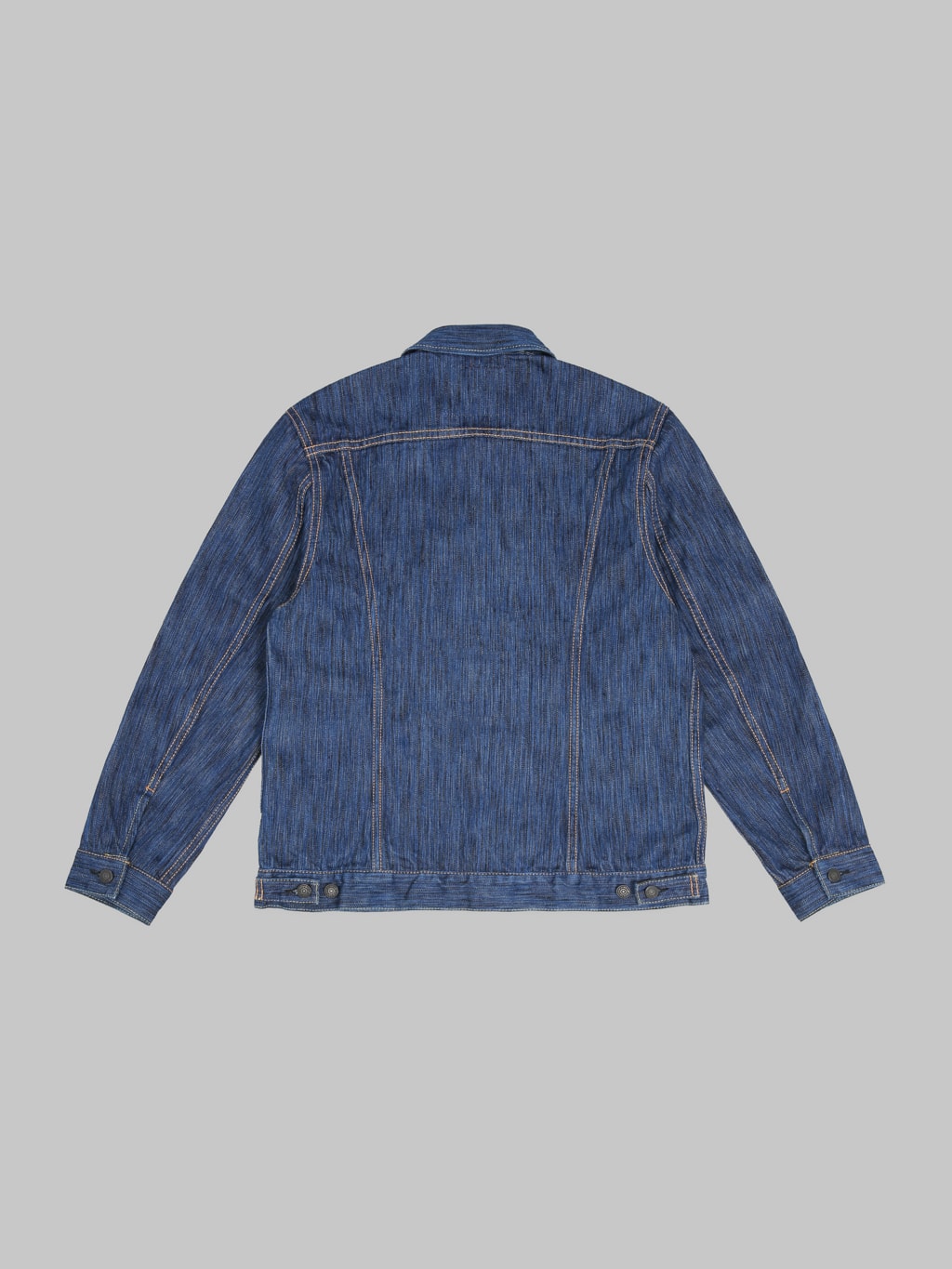 Pure Blue Japan 6225L Waterfall Type 2 Jacket Light Indigo back