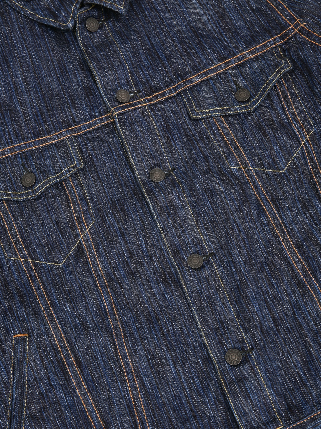 Pure Blue Japan 6226 Waterfall Type 3 Jacket Dark Indigo iron buttons