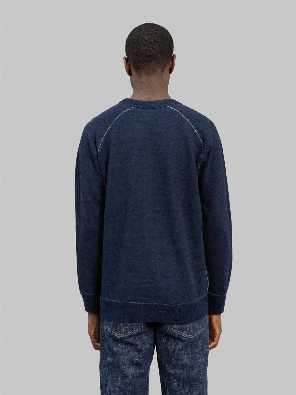 Pure Blue Japan 5409-1 Yarn Dyed Indigo Sweatshirt