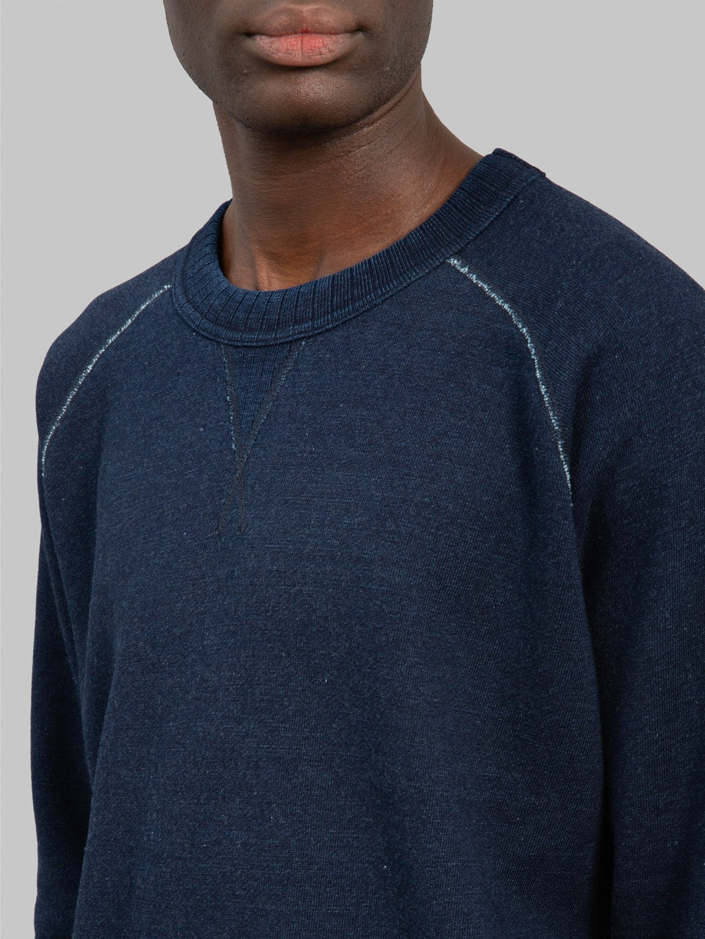 Pure Blue Japan 5409-1 Yarn Dyed Indigo Sweatshirt