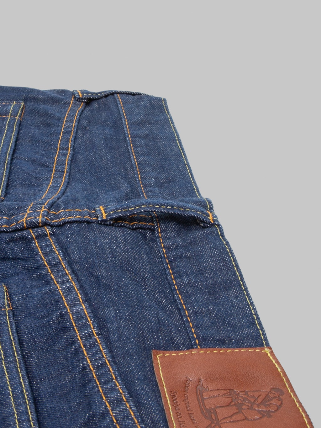 Pure Blue Japan AI-13.5oz-019 13.5oz "Aizome Natural Indigo" Relaxed Tapered Jeans