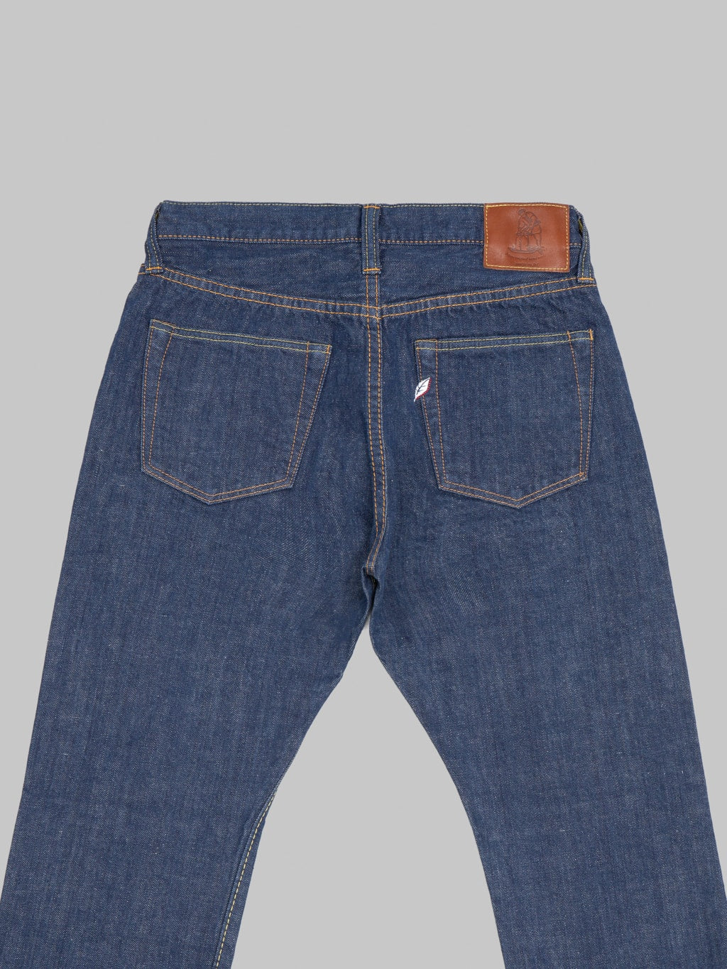 Pure Blue Japan AI-13.5oz-019 13.5oz "Aizome Natural Indigo" Relaxed Tapered Jeans