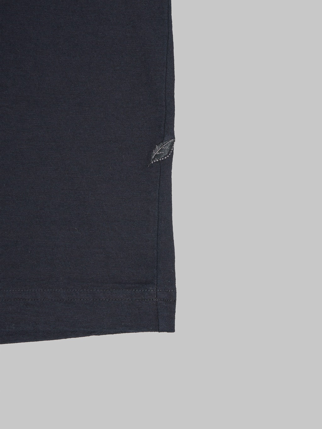 Pure Blue Japan LS5011-IDBK Black Indigo Dyed Long Sleeve T-Shirt
