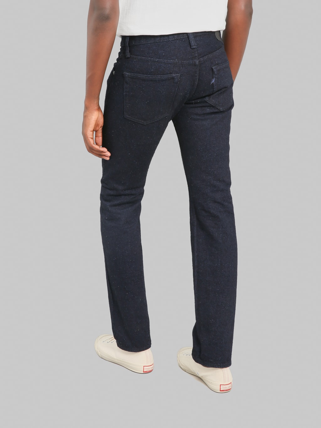 Pure Blue Japan DNP-005-IDSM 16oz Double Nep "Indigo x Sumi" Slim Straight Jeans