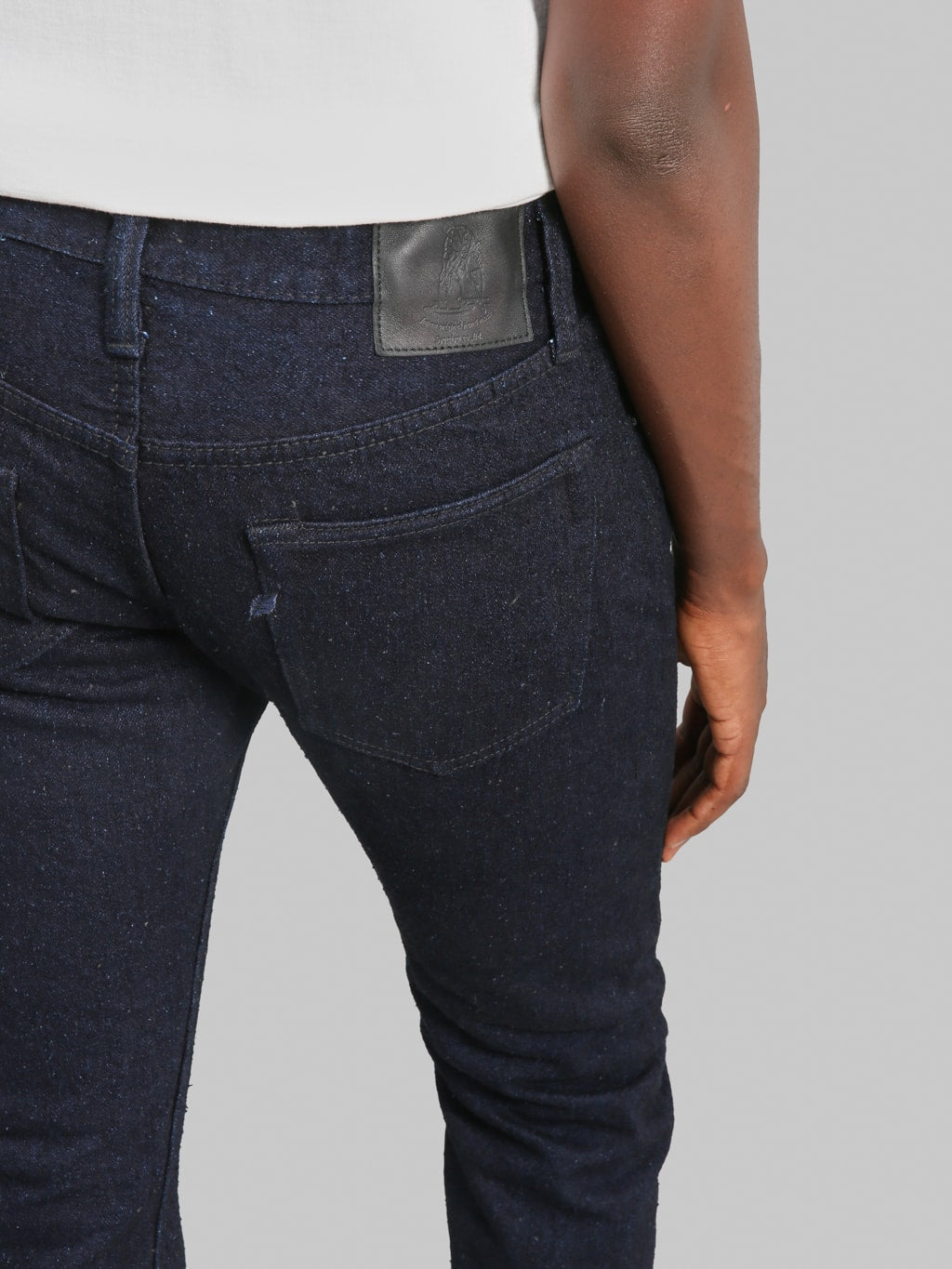 Pure Blue Japan DNP-005-IDSM 16oz Double Nep "Indigo x Sumi" Slim Straight Jeans