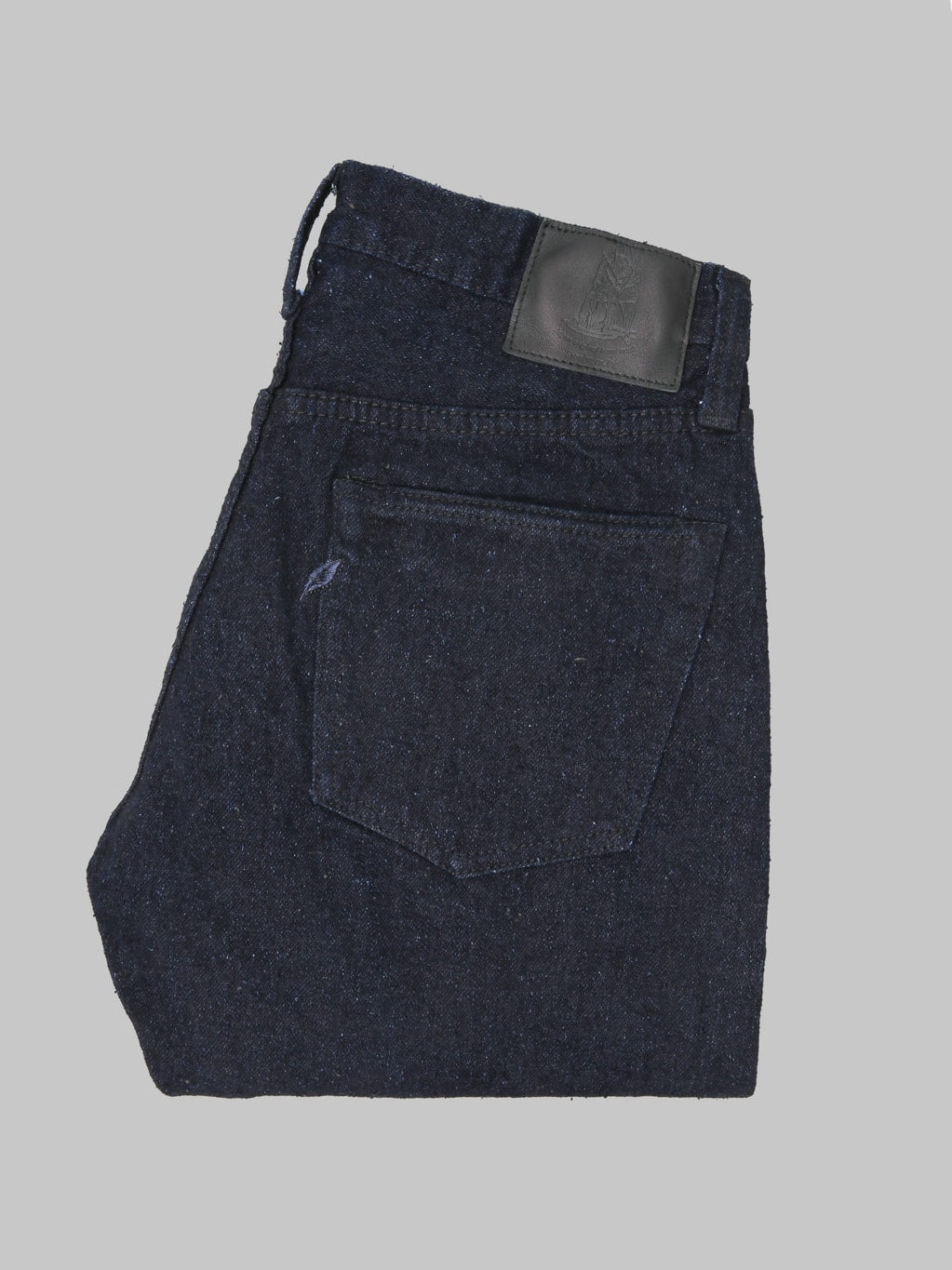Pure Blue Japan DNP-005-IDSM 16oz Double Nep "Indigo x Sumi" Slim Straight Jeans