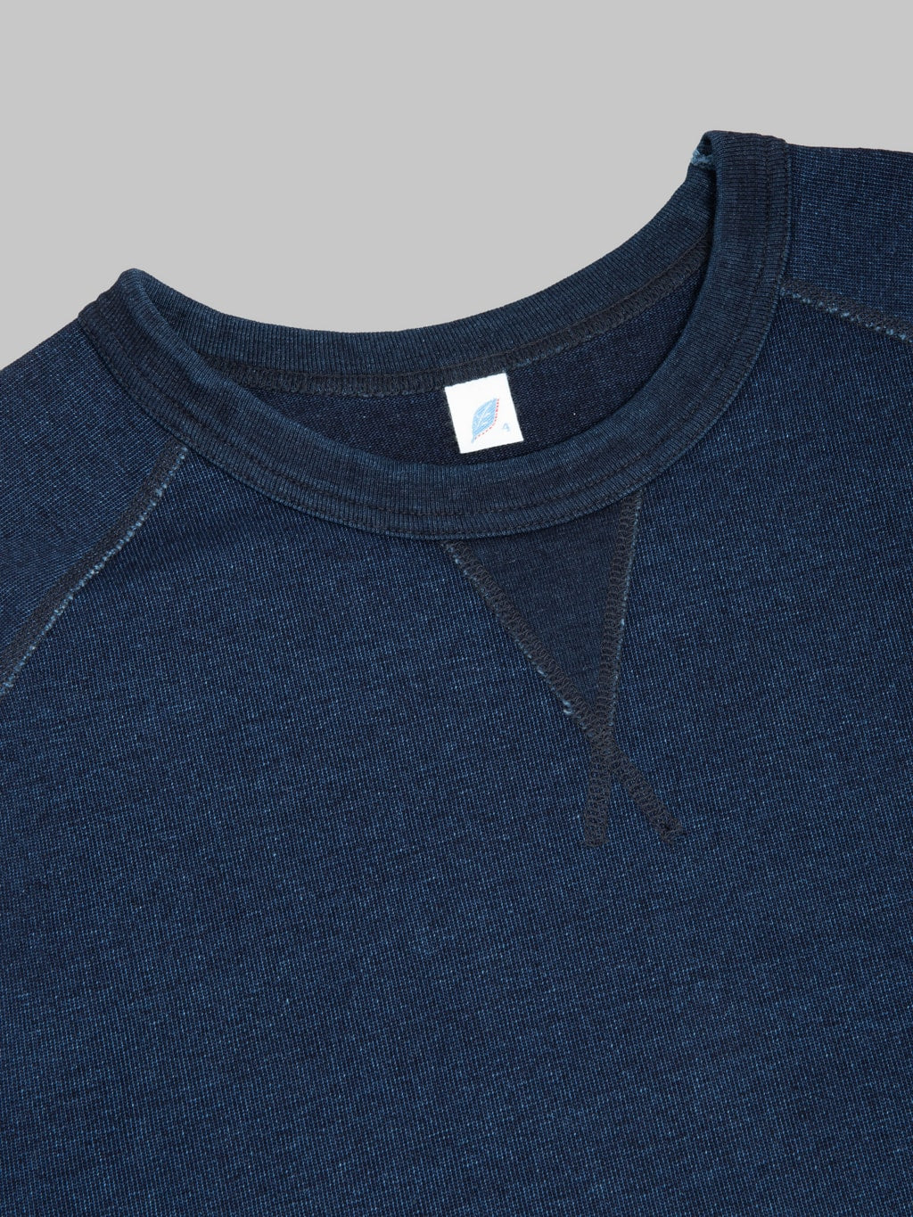 Pure Blue Japan 5411-ID 11oz Indigo Super Heavyweight Jersey Raglan T-Shirt