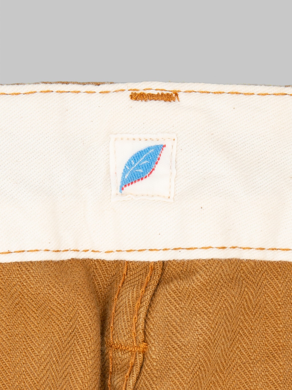 Pure Blue Japan SP-1179-CA Sulfur Dyed Herringbone Work Shorts Camel