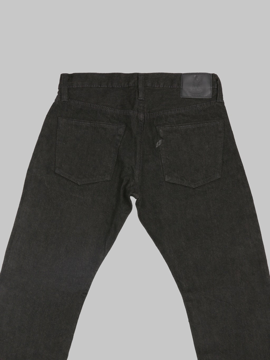 Pure Blue Japan TCD-005-BR 14.5oz "Teacore Black x Brown" Slim Straight Jeans