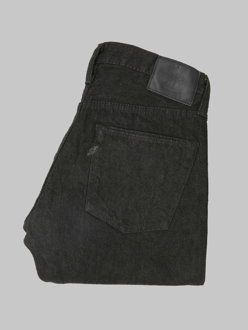 Pure Blue Japan TCD-005-BR 14.5oz "Teacore Black x Brown" Slim Straight Jeans