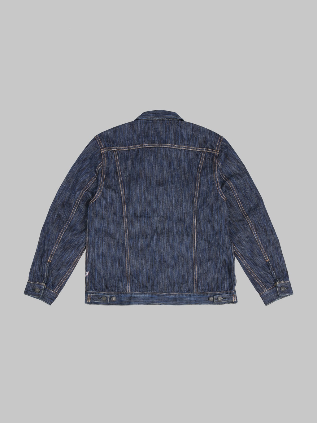 Pure Blue Japan 6225D Waterfall Type 2 Jacket Dark Indigo back