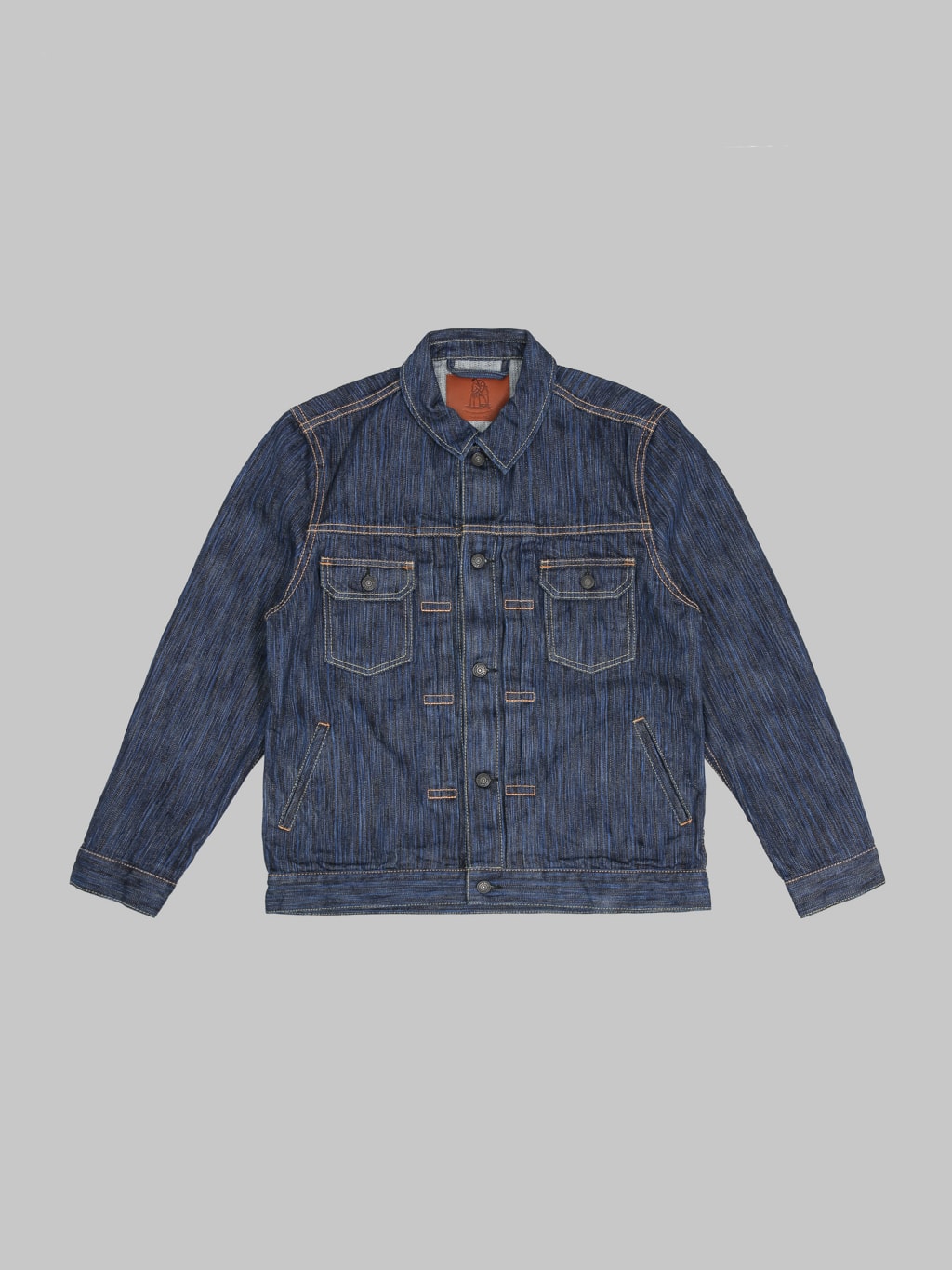 Pure Blue Japan 6225D Waterfall Type 2 Jacket Dark Indigo front