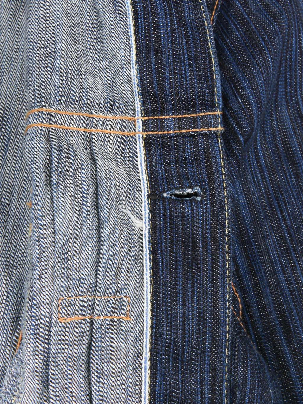 Pure Blue Japan 6225D Waterfall Type 2 Jacket Dark Indigo selvedge