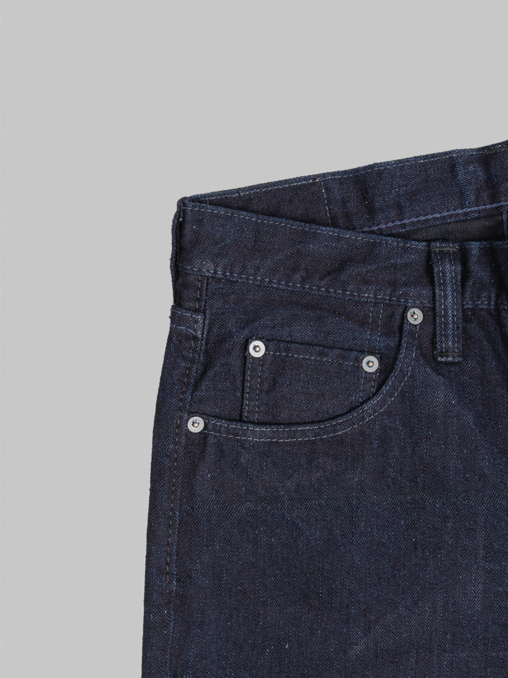 Pure Blue Japan XX-003-IDBK 14oz Indigo x Black Regular Straight Jeans