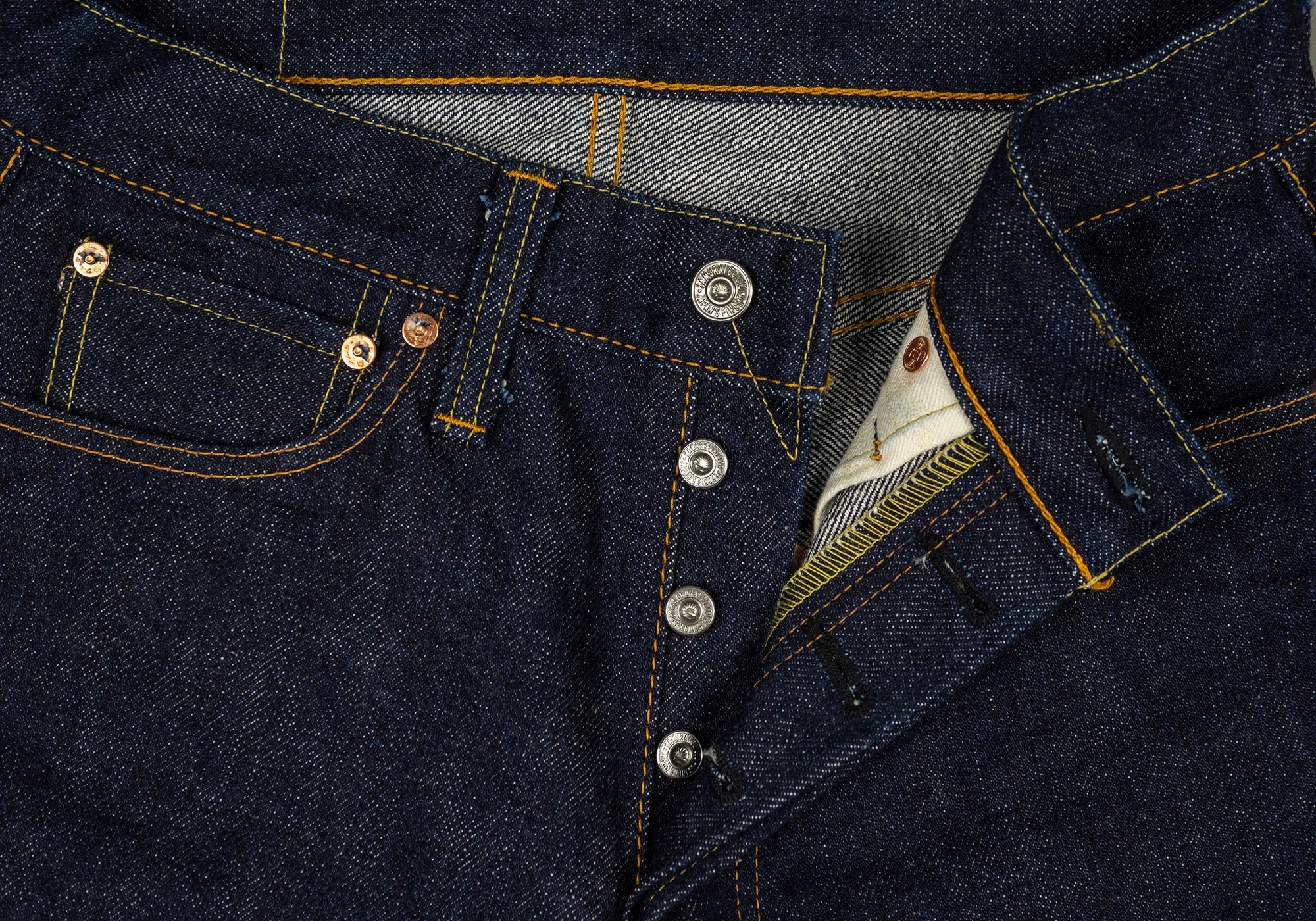 Redcast Heritage denim jeans details