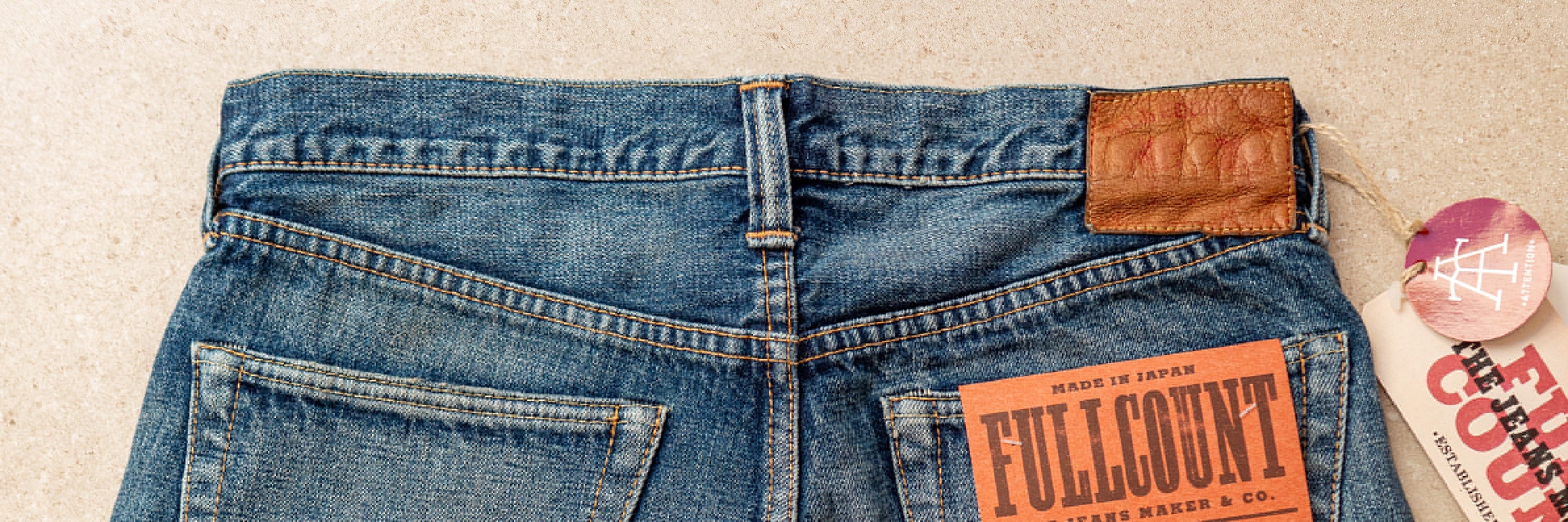 full count Japanese selvedge jeans