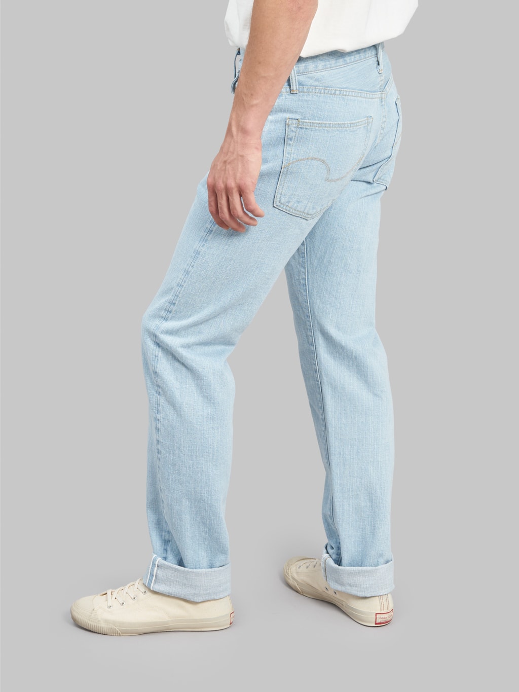 redcast heritage x oni denim kerama blue 15oz selvedge jeans fitting