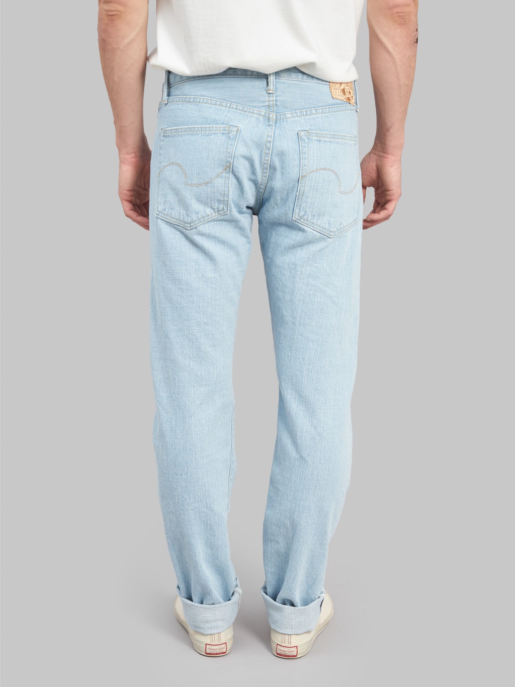 redcast heritage x oni denim kerama blue 15oz selvedge jeans back rise