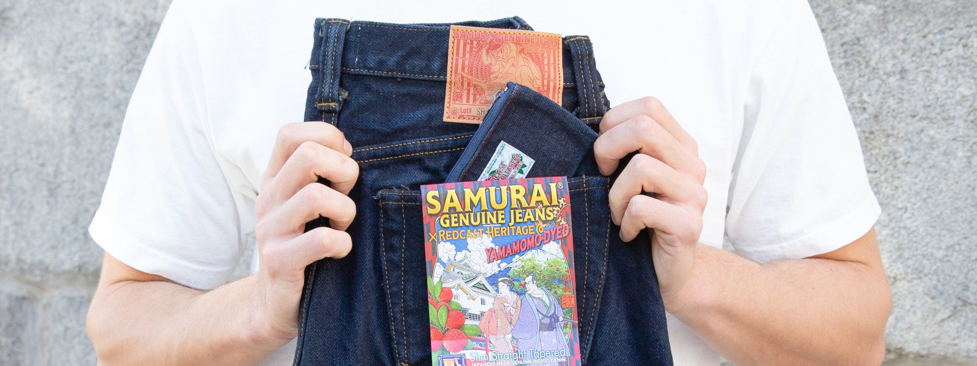 Redcast x Samurai Jeans selvedge jeans collaboration