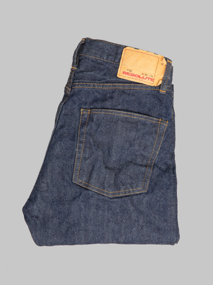 Resolute 710 14oz Slim Straight Selvedge Jeans | Made in Japan