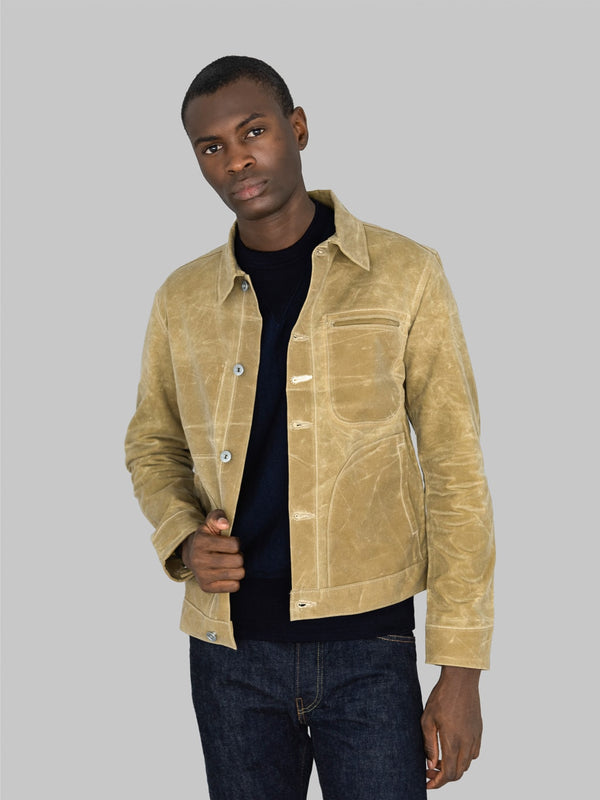 Rogue Territory Waxed Canvas Supply Jacket Tan Ridgeline
