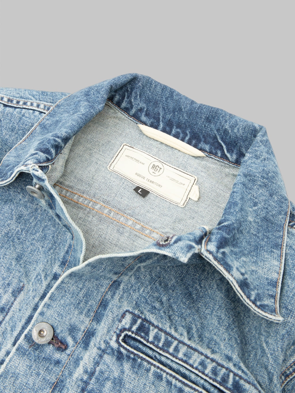 Rogue Territory Supply Jacket River Wash Indigo