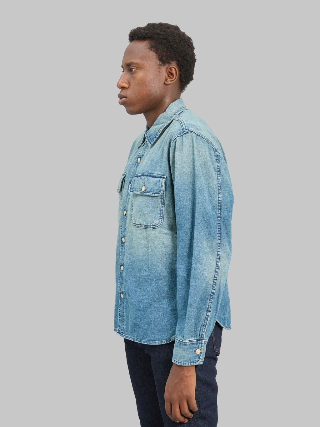 Rogue Territory Field Shirt Washed Out Indigo